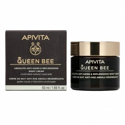 Apivita Queen Bee Absolute Anti-Aging & Replenishing Κρέμα Νύχτας Απόλυτης Αντιγήρανσης & Θρέψης με Βασιλικό Πολτό 50ml