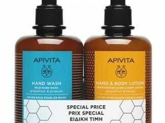 Apivita Πακέτο Προσφοράς Mild Hand Wash Απαλό Καθαριστικό Χεριών 300ml, Hand & Body Lotion Ενυδατική Λοσιόν για Χέρια Σώμα 300ml
