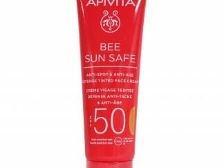 Apivita Bee Sun Safe Anti-Spot & Anti-Age Defence Tinted Face Cream with Marine Algae & Propolis Spf50 Gold 50ml