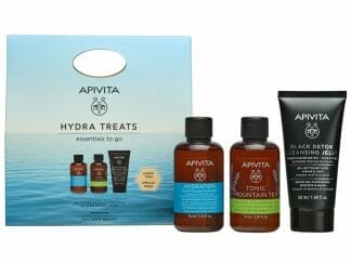 Apivita Πακέτο Προσφοράς Hydra Treats Hydration Shampoo 75ml & Tonic Mountain Tea Shower Gel 75ml & Black Detox Face Cleansing Jelly 50ml