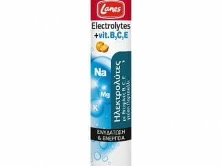Lanes Electrolytes + Vitamin B, C & E Ηλεκτρολύτες µε Βιταμίνες B, C, E για Ενυδάτωση & Ενέργεια, Αναζωογόνηση 20 Effer.Tabs