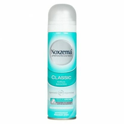 Noxzema Classic Spray Ευχάριστη Αίσθηση Φρεσκάδας 48h Προστασία και Περιποίηση 150ml