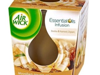 Airwick Αρωματικό Κερί Βανίλια & Καστανή Ζάχαρη