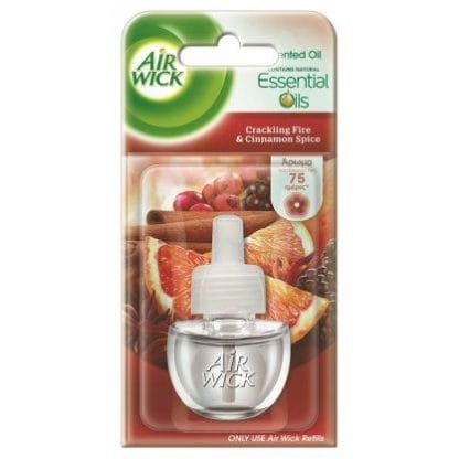 Airwick Ανταλλακτικό Ηλεκτρικής Συσκευής Crackling Fire & Cinnamon (19 ml)
