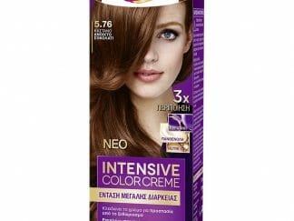 Schwarzkopf Palette Intensive Color Creme Επαγγελματική Μόνιμη Κρέμα Βαφή Μαλλιών, Απόλυτη Κάλυψη & Αποτέλεσμα Διάρκειας - 5.76 Καστανό Ανοιχτό Σοκολατί