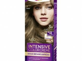 Schwarzkopf Palette Intensive Color Creme Επαγγελματική Μόνιμη Κρέμα Βαφή Μαλλιών, Απόλυτη Κάλυψη & Αποτέλεσμα Διάρκειας - 7 Ξανθό