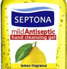 Αντισηπτική Λοσιόν Septona με Αιθυλική Αλκοόλη Και Άρωμα Λεμόνι 70% (80ml)