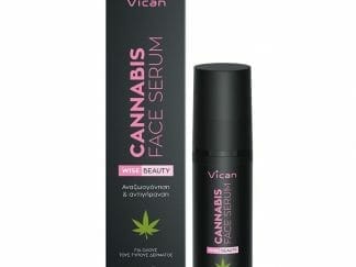 Vican Wise Beauty Cannabis Face Serum Εντατικός Ορός Θρέψης, Ενυδάτωσης & Αναζωογόνησης Προσώπου με Οργανικό Έλαιο Κάνναβης 30ml