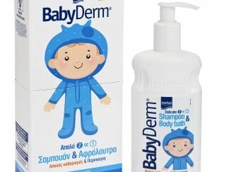 Babyderm Shampoo & Body Bath Σαμπουάν & Αφρόλουτρο, Απαλός Καθαρισμός & Περιποίηση για Ηλικίες από 0 Έως 6 Ετών 300ml