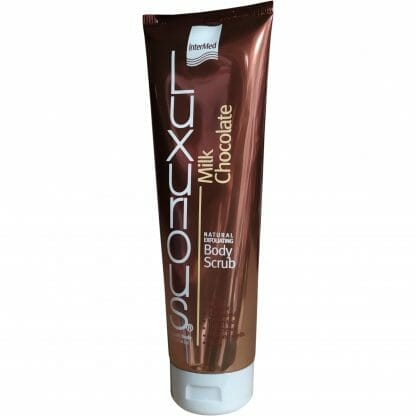 Luxurious Natural Exfoliating Body Scrub Milk Chocolate Απολεπιστική Κρέμα Σώματος με Γλυκό Άρωμα Σοκολάτας 280ml