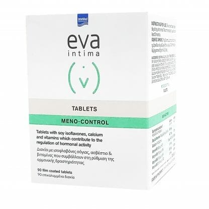 Eva Intima Tablets Meno-Control Καθημερινό Συμπλήρωμα Διατροφής για τις Ανάγκες της Περι-εμμηνοπαυσιακής Περιόδου 90 Tabs