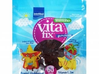 Intermed Vitafix Immuno Gummies in Bag Ζελεδάκια με Βιταμίνη C, Ψευδάργυρο για την Ενίσχυση του Ανοσοποιητικού 60 Ζελεδάκια