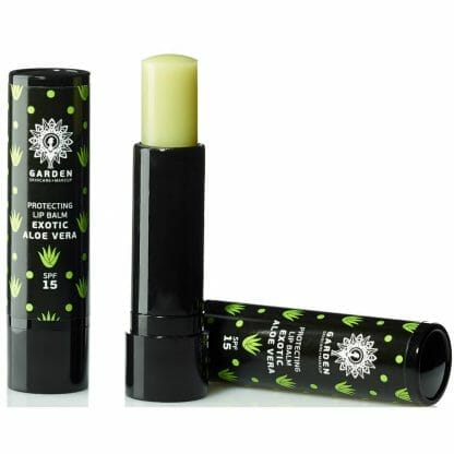 Garden Protecting Lip Balm Exotic Aloe Vera Spf15 Φροντίδα Χειλιών & Αντηλιακή Προστασία με Γεύση Aloe Vera 5.20g