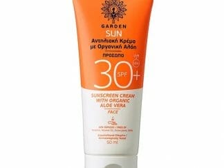 Garden Sun Sunscreen Face Cream Spf30+ with Organic Aloe Vera Αντηλιακή Κρέμα Προσώπου 50ml