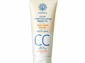 Garden Color Correcting Sunflower CC Matte Cream Spf30 Ενυδατική Ματ Κρέμα Προσώπου με Χρώμα 50ml - Light