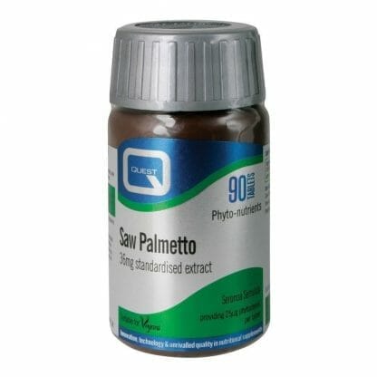 Quest Saw Palmetto 36mg Συμπλήρωμα Διατροφής για την Μείωση της Διόγκωσης & των Συμπτωμάτων του Προστάτη 90tabs