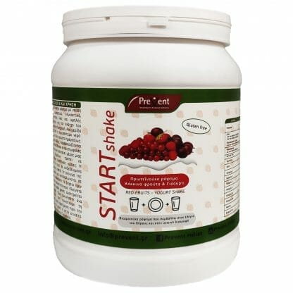 Prevent Start Shake Red Fruits & Yogurt Πρωτεϊνούχο Ρόφημα Κόκκινα Φρούτα & Γιαούρτι που Συμβάλλει στον Έλεγχο του Βάρους 430gr
