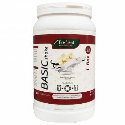 Prevent Basic Shake Vanilla L-Box Πρωτεϊνούχο Ρόφημα Βανίλια που Συμβάλλει στον Έλεγχο του Βάρους 581gr