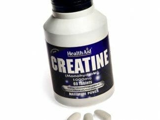 Health Aid Creatine Monohydrate Κρεατίνη για Μυϊκή Μάζα 1000mg 60tabs