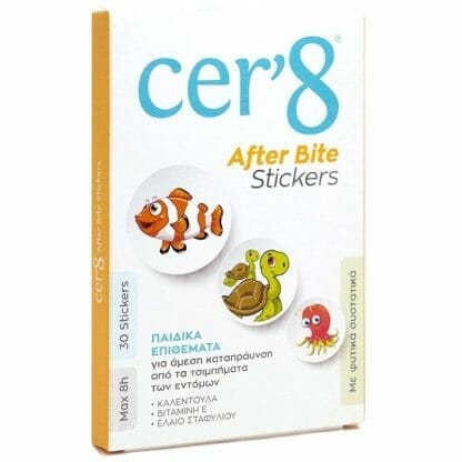 Vican Cer'8 After Bite Stickers Παιδικά Επιθέματα για Ανακούφιση από τα Τσιμπήματα 30τμχ