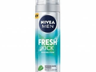 Nivea Men Fresh Kick Shaving Foam Αναζωογονητικός Αφρός Ξυρίσματος με Εκχύλισμα Μέντας 200ml
