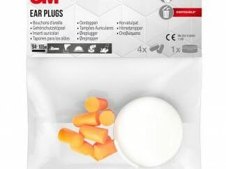 3M Earplugs with Storage Box Ωτοασπίδες με Θήκη Αποθήκευσης 4 Ζευγάρια