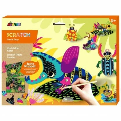 Avenir Scratch Puppets Κωδ 60105 Παιδικό Παιχνίδι 1 Τεμάχιο - Bugs