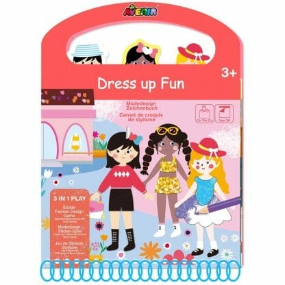 Avenir Dress Up Fun Κωδ 60730 Παιδικό Βιβλίο Ζωγραφικής με Αυτοκόλλητα 1 Τεμάχιο
