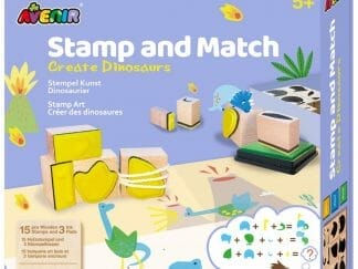 Avenir Stamp and Match Κωδ 60738 Παιδικό Παιχνίδι 1 Τεμάχιο - Create Dinosaurs