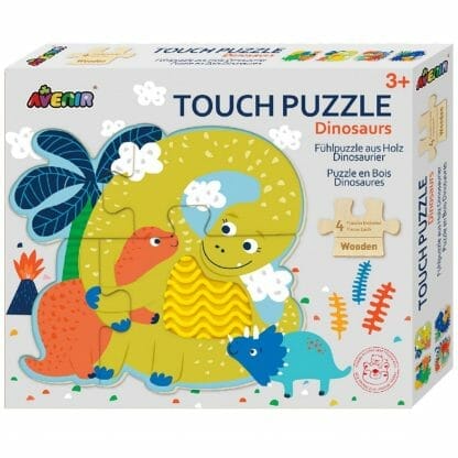 Avenir Touch Puzzle Κωδ 60608 Ξύλινο Παιδικό Παιχνίδι Πάζλ 1 Τεμάχιο - Dinosaur
