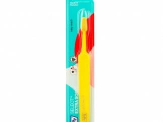 TePe Select Compact Extra Soft Οδοντόβουρτσα Πολύ Μαλακή για Αποτελεσματικό Καθαρισμό & Προστασία των Ούλων 1 Τεμάχιο - κίτρινο
