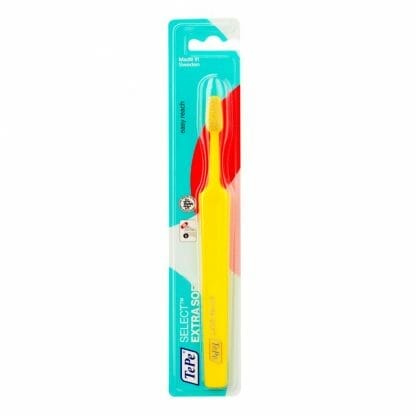 TePe Select Compact Extra Soft Οδοντόβουρτσα Πολύ Μαλακή για Αποτελεσματικό Καθαρισμό & Προστασία των Ούλων 1 Τεμάχιο - κίτρινο