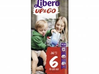 Libero UP&Go Πάνα Βρακάκι για Ελευθερία Κινήσεων No6 13-20kg 36 Τεμάχια
