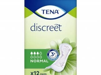 Tena Discreet Normal Σερβιέτα Ακράτειας Μικρής Ροής 12 Τεμάχια