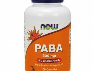 Now Foods Paba 500mg (Para-aminobenzoic Acid) Συμπλήρωμα Διατροφής, Φόρμουλα για το Σχηματισμό Ερυθρών Αιμοσφαιρίων 100 caps