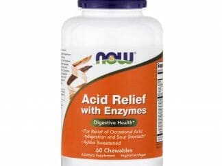 Now Foods Acid Relief With Enzymes Θετική Συνδρομή στην Οισοφαγική Παλινδρόμηση την Καούρα και τη Δυσπεψία 60Chew.