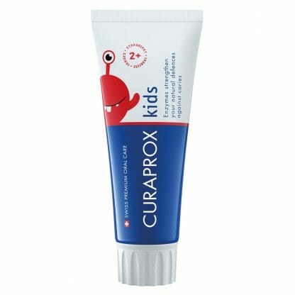 Curaprox Kids 950 ppm Strawberry Παιδική Οδοντόκρεμα με Γεύση Φράουλα για Παιδιά Από 2 Ετών και Άνω 60ml
