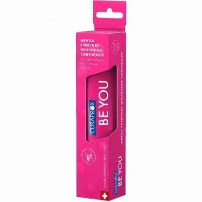 Curaprox Be You Gentle Everyday Whitening Toothpaste Gin Tonic, Persimmon Λευκαντική Οδοντόκρεμα με Γεύση Τζιν Τόνικ & Λωτό 60ml