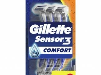 Gillette Sensor3 Comfort Ανδρικά Ξυραφάκια Μιας Χρήσης με 3 Λεπίδες σε Κινούμενη Κεφαλή (4+2 Δώρο) Τεμάχια
