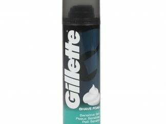 Gillette Shave Foam Sensitive Skin Ανδρικός Αφρός Ξυρίσματος για Ευαίσθητες Επιδερμίδες 200ml