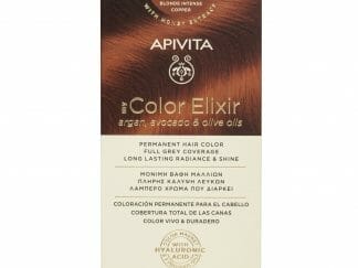 Apivita My Color Elixir Μόνιμη Βαφή Μαλλιών με Καινοτόμο Σύστημα Color Magnet που Σταθεροποιεί και Σφραγίζει το Χρώμα στην Τρίχα - N 7.44 ΞΑΝΘΟ ΕΝΤΟΝΟ ΧΑΛΚΙΝΟ