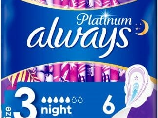 Always Platinum Σερβιέτες Μέγεθος 3 Night 6τμχ