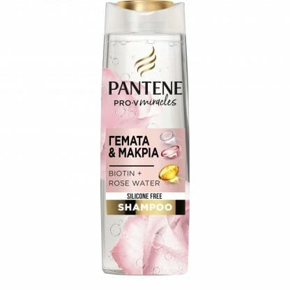 Pantene Pro-V Miracles Lift & Volume Σαμπουάν Χωρίς Σιλικόνη, με Βιοτίνη & Ροδόνερο 300 ml