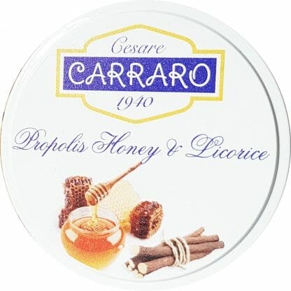 Carraro Propolis Honey & Licorice Καραμέλες για το Λαιμό με Πρόπολη, Μέλι & Γλυκόριζα 40gr
