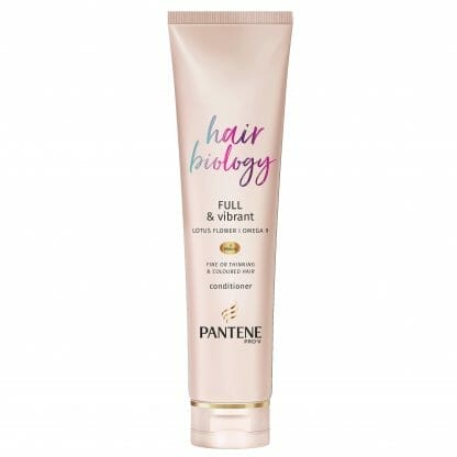 Pantene Hair Biology Full & Vibrant Conditioner Μαλακτική Κρέμα για Λεπτά ή με Αραίωση & Βαμμένα Μαλλιά 160ml
