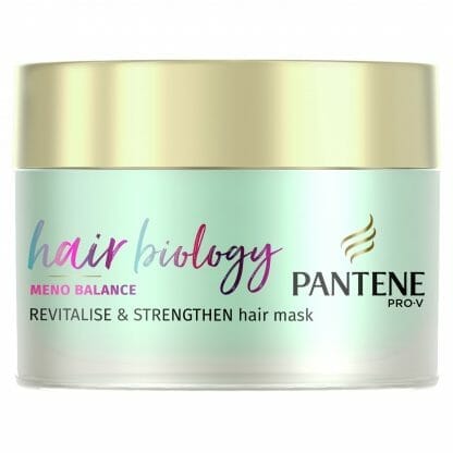 Pantene Hair Biology Meno Balance Μάσκα Μαλλιών Αναζωογόνησης & Ενδυνάμωσης για Αδύναμα Μαλλιά με Pro-V & Βιταμίνη B7 160ml