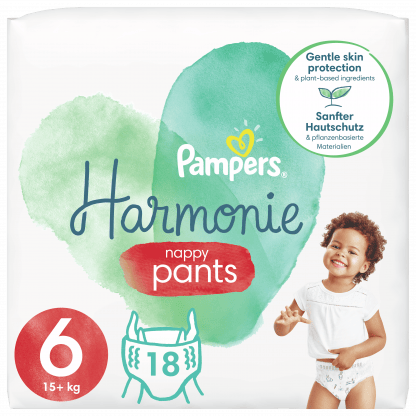 Pampers Harmonie Nappy Pants No6 (15+kg) 18 πάνες