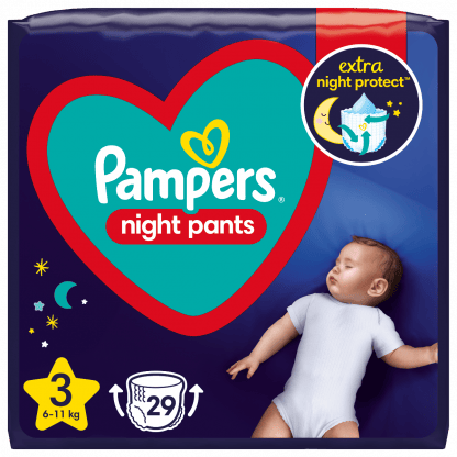 Pampers Night Pants Νο3 (6-11kg) 29 πάνες Βρακάκι