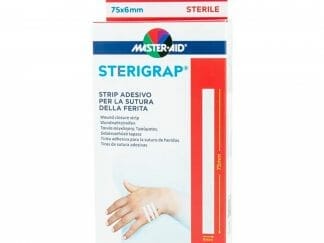 Master Aid Sterigrap 75mm x 6mm Ταινία Σύγκλισης Τραυμάτων 6 Τεμάχια