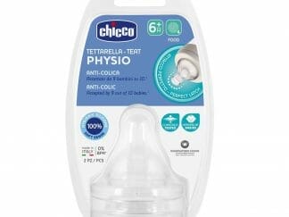Chicco Physio Anti-Colic Θηλή Σιλικόνης Ροή Φαγητού 6m+ 2 Τεμάχια